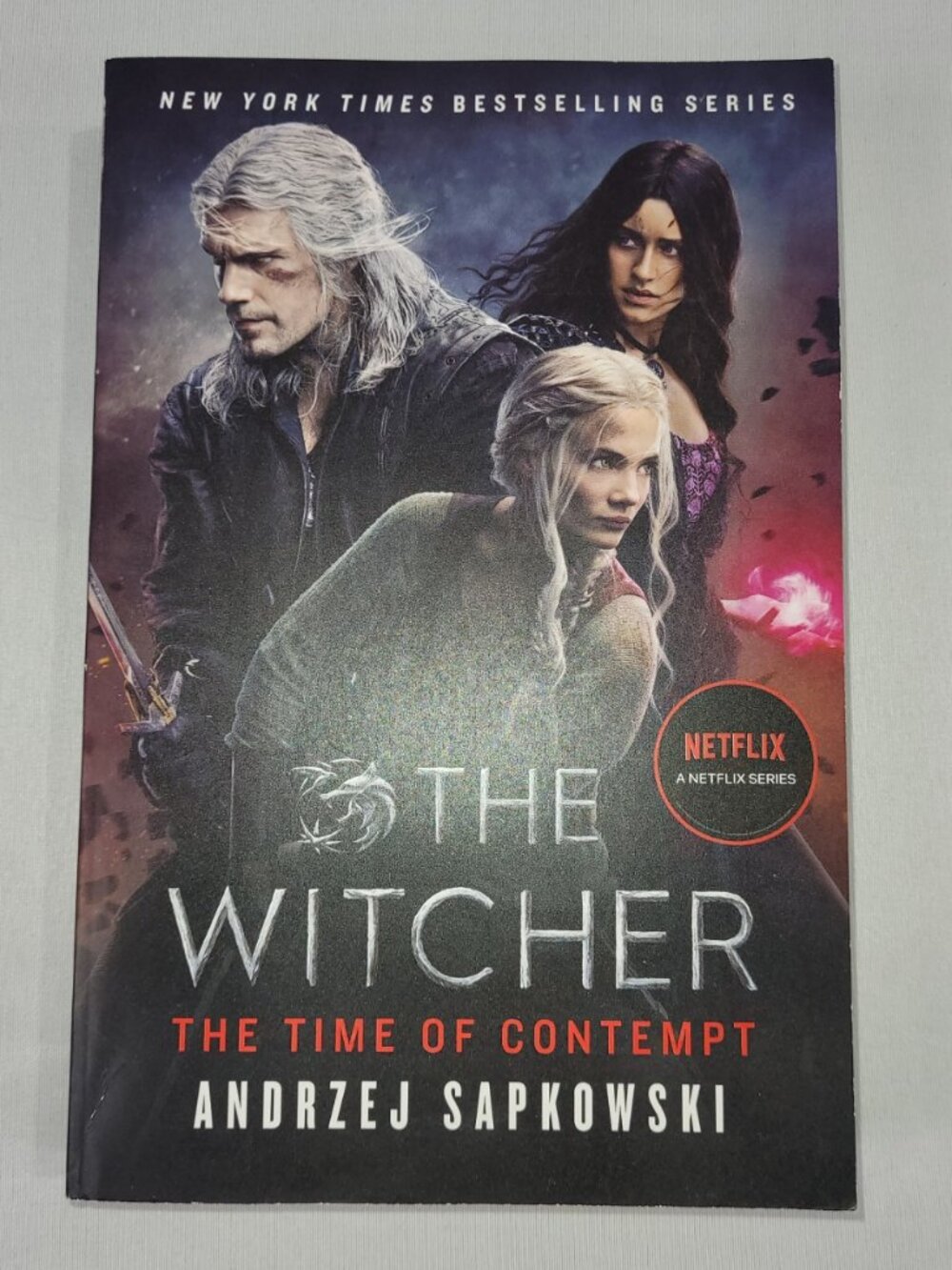 The Witcher Time of Contempt Andrez Sapkowski Oversize Paperback Softcover Book